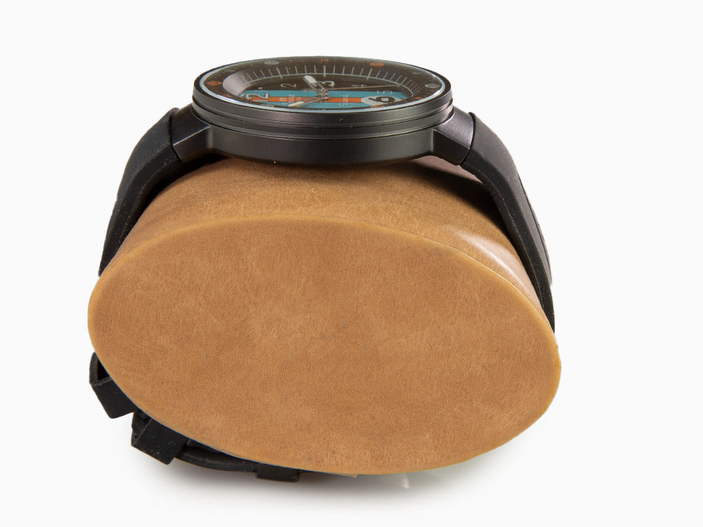 Montre à Quartz Montjuic Special, Acier Inoxydable 316L, Noir, 43 mm, MJ1.1201.B