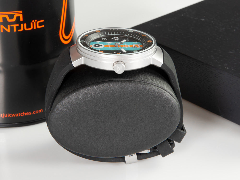 Montre à Quartz Montjuic Special, Acier Inoxydable 316L, Noir, 43 mm, MJ1.1201.S