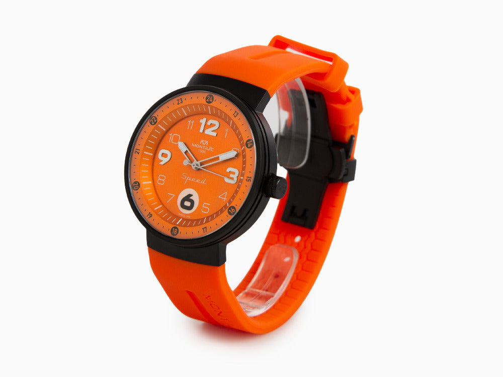 Montre à Quartz Montjuic Speed Special Racing Series, Orange, 43 mm, MJ1.1712.B