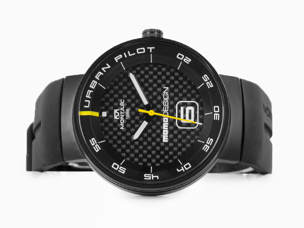 Montre à Quartz Montjuic X Momo Design Urban Pilot, Acier, PVD, MJ1.2015MOMO.B