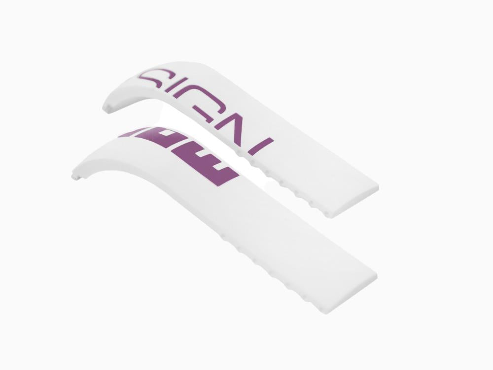 Bracelet Momo Design Accesorios, Bracelet en caoutchouc, Blanc, MD187WH-VI