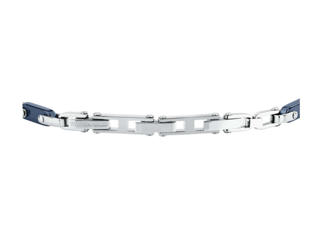 Bracelet Maserati Gioielli Ceramic, Acier inoxidable, Bleu, JM226ATZ76