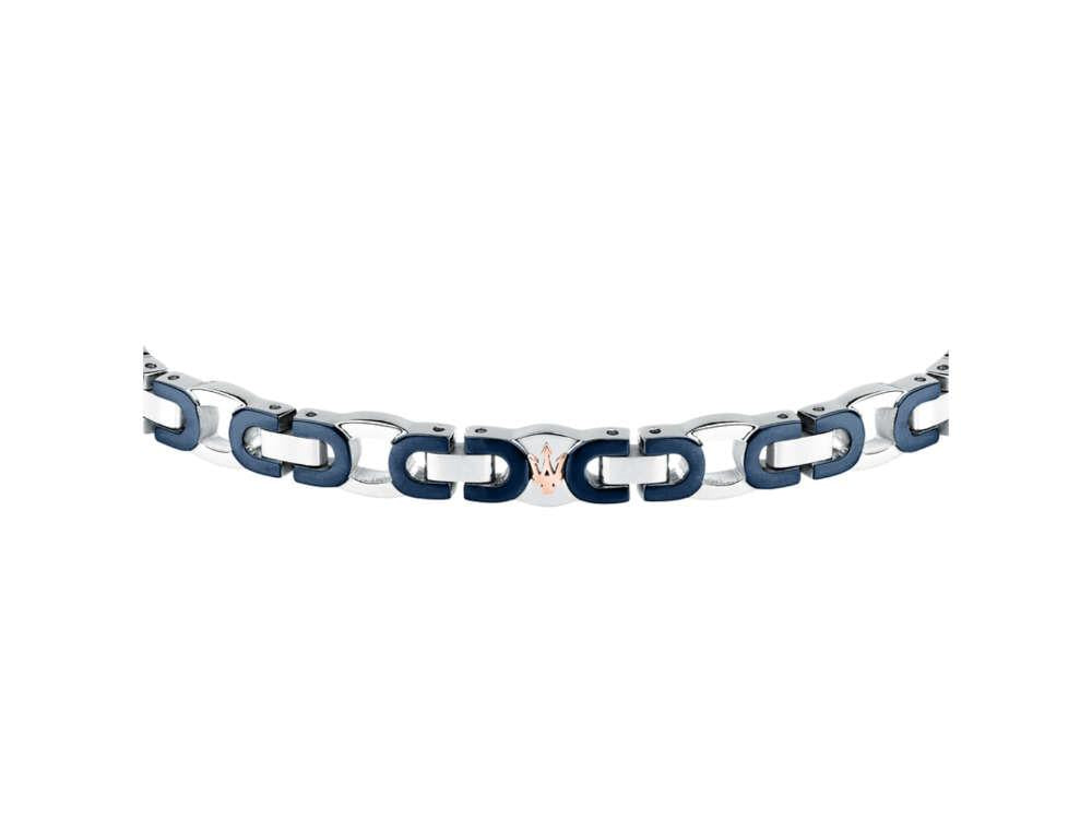 Bracelet Maserati Gioielli Iconic, Acier, Bleu, JM425AVD96