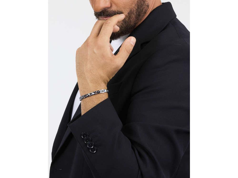 Bracelet Maserati Gioielli Iconic, Acier, Bleu, JM425AVD96