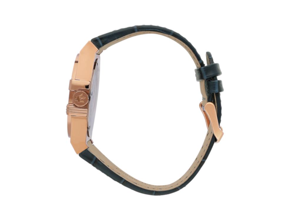 Montre à Quartz Maserati Potenza, PVD Or Rose, Bleu, 42 mm, R8851108027