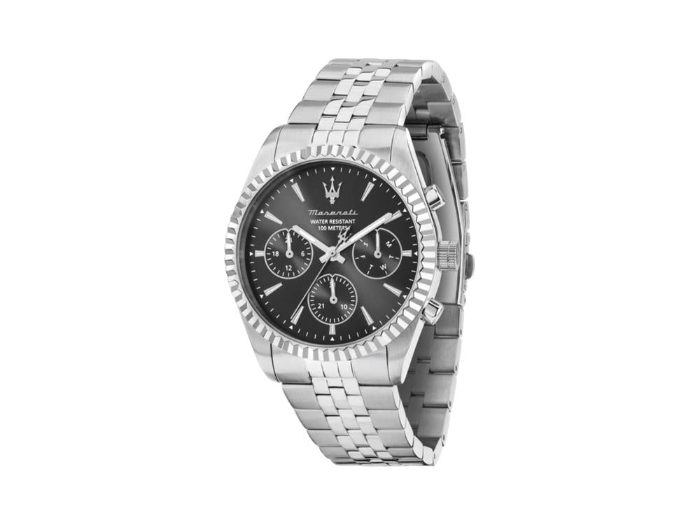 Montre à Quartz Maserati Competizione, Noir, 41 mm, Verre minéral R8853100050