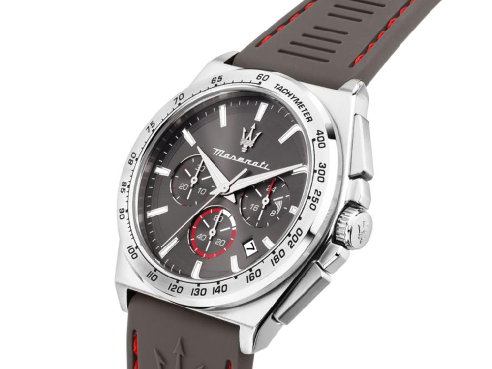 Montre à Quartz Maserati Velocitá, Gris, 43 mm, R8871606008