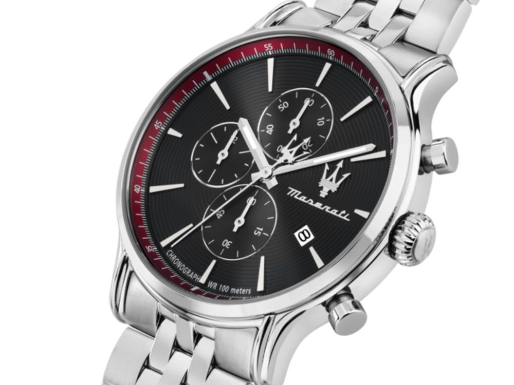 Montre à Quartz Maserati Epoca Slim, Noir, 40 mm, Verre minéral, R8873618037