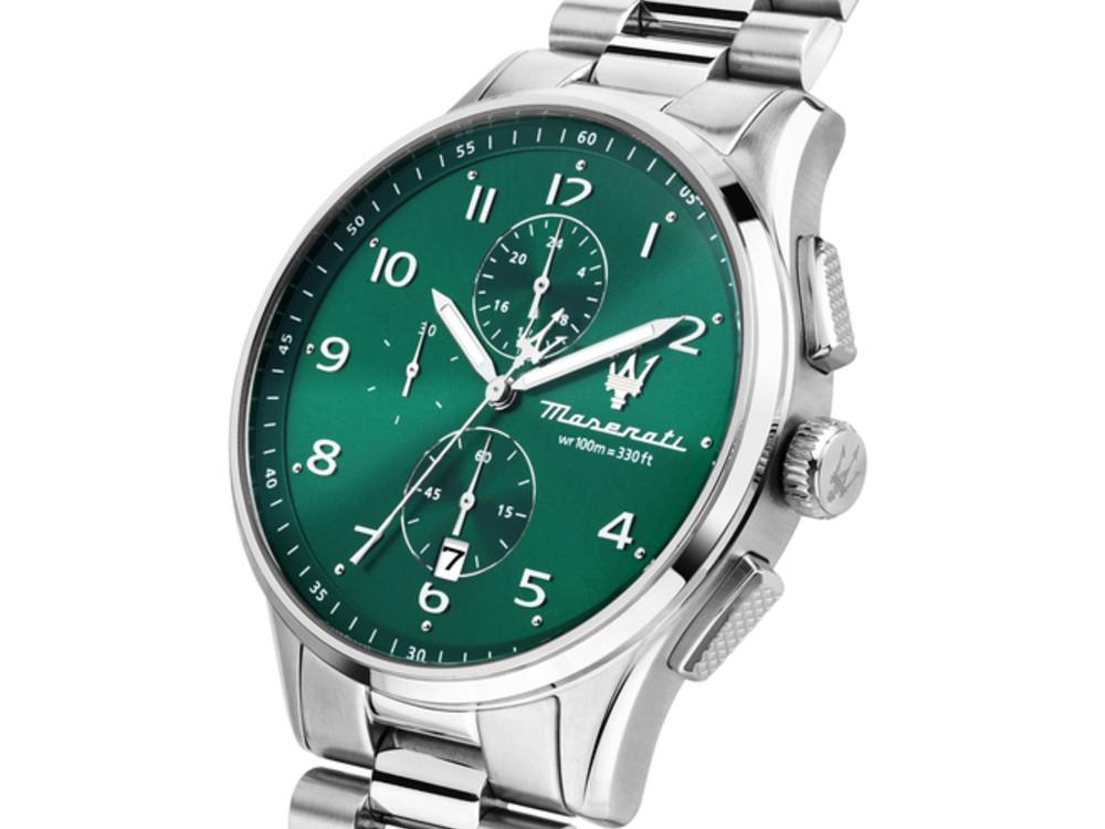 Montre à Quartz Maserati Sorpasso, Vert, 42 mm, R8873624006