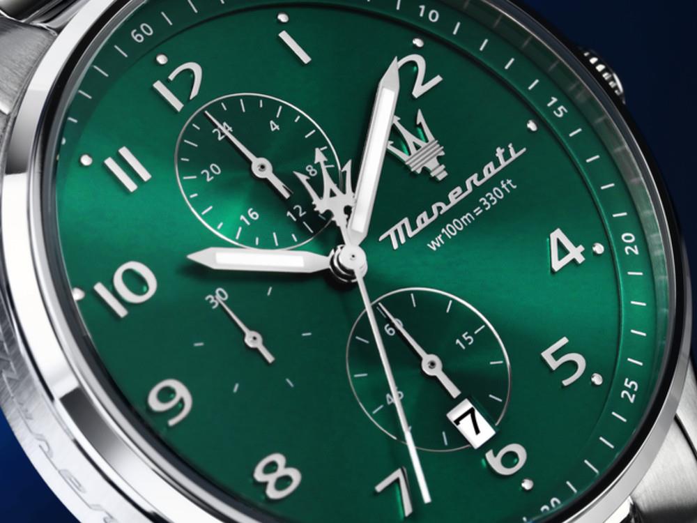 Montre à Quartz Maserati Sorpasso, Vert, 42 mm, R8873624006