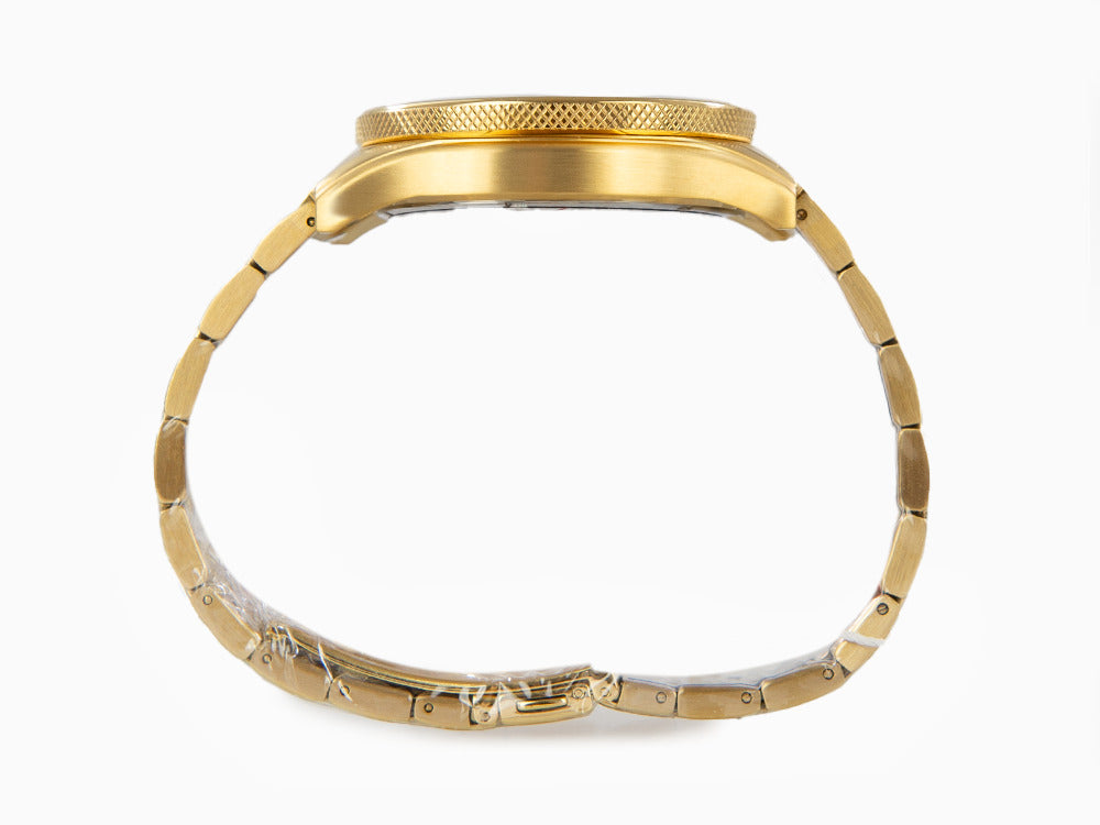 Montre à Quartz Maserati Sfida, PVD Or, Or, 44 mm, Verre minéral, R8873640005