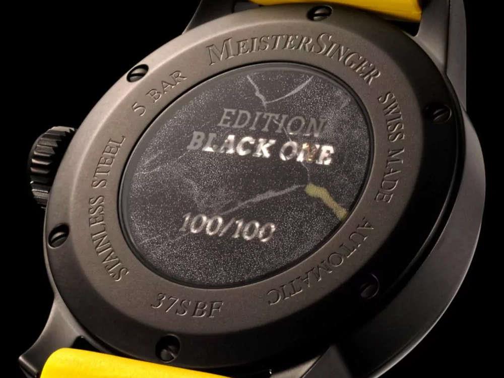 Montre Automatique Meistersinger Edition Black One, Limitée, ED-PR-BLACK ONE