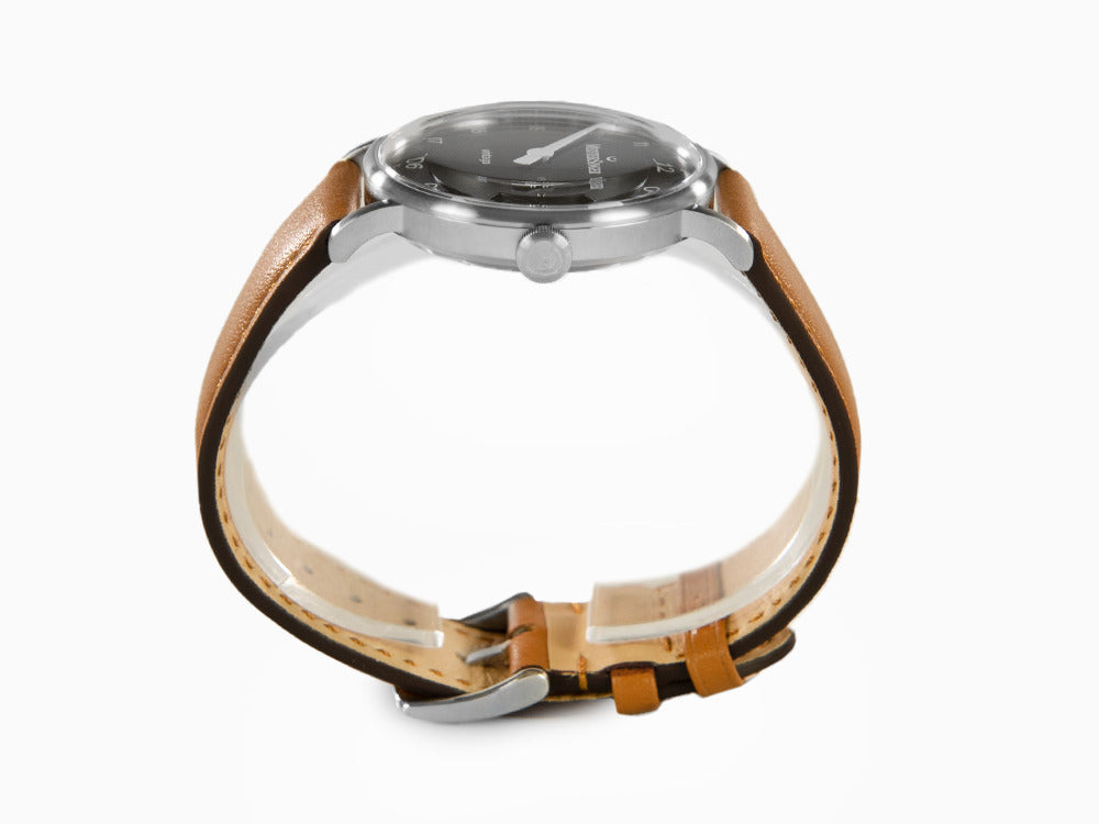 Montre Automatique Meistersinger Vintago, SW 200-1, 38 mm, Noir, VT902