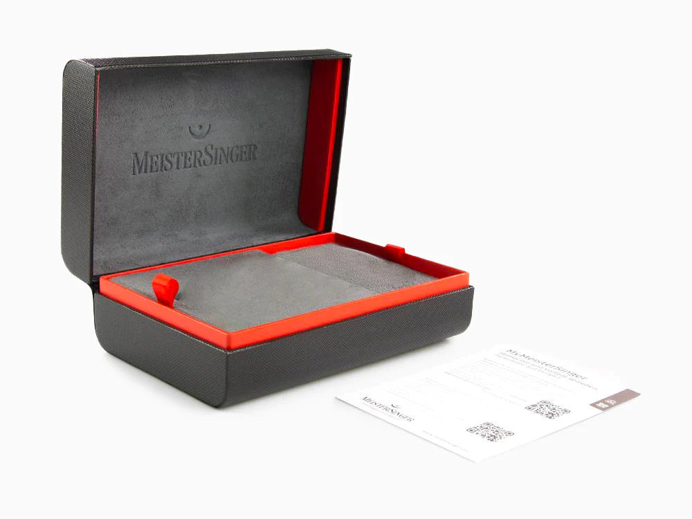 Montre Automatique Meistersinger Vintago, SW 200-1, 38 mm, Noir, VT902