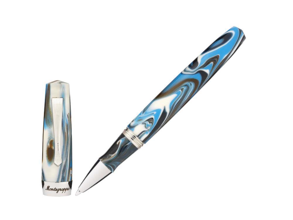 Roller Montegrappa Elmo 02 Sorapis, Résine, Acier Inoxydable, ISE2RRAB
