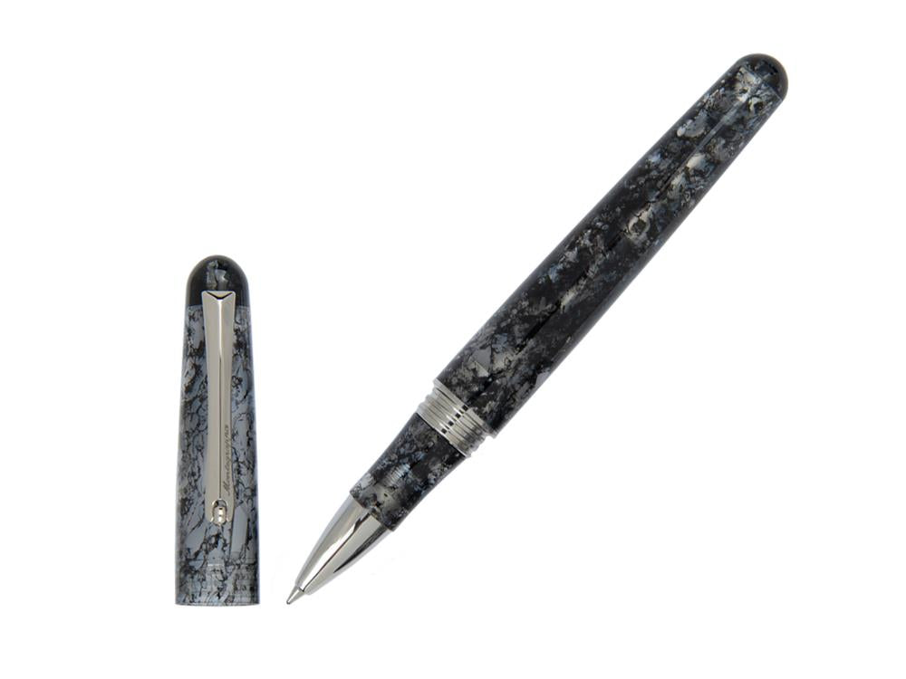Roller Montegrappa Elmo Ambiente Charcoal, Résine, Acier Inoxydable, ISEERRIC