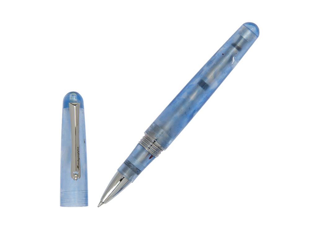 Roller Montegrappa Elmo Ambiente Ocean, Résine, Acier Inoxydable, ISEERRID
