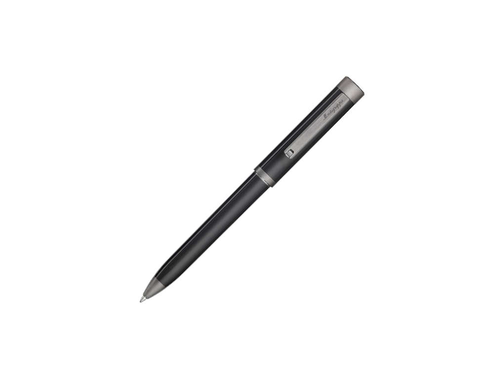 Stylo bille Montegrappa Zero, Résine Noire, Ultra Black, ISZEIBIC