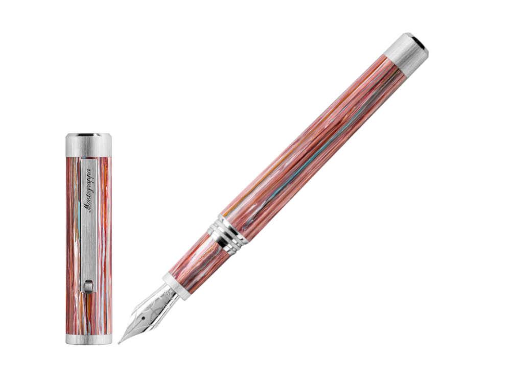 Stylo Plume Montegrappa Zero Zodiac Pisces, Rose, Or 14k, ISZEZ-4P-S2