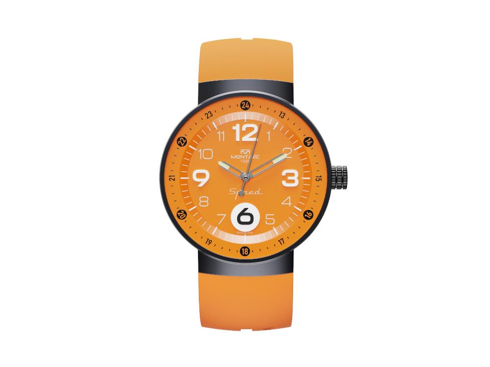 Montre à Quartz Montjuic Speed Special Racing Series, Orange, 43 mm, MJ1.1712.B
