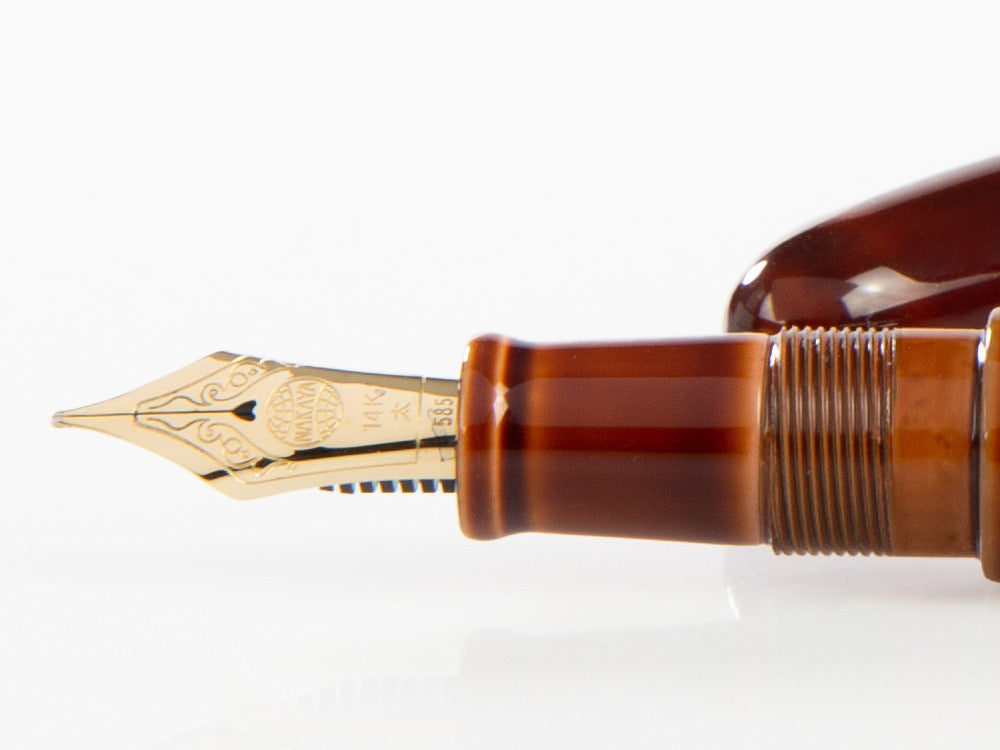 Stylo Plume Nakaya Cigar Toki-Tamenuri, Portable, Ebonite