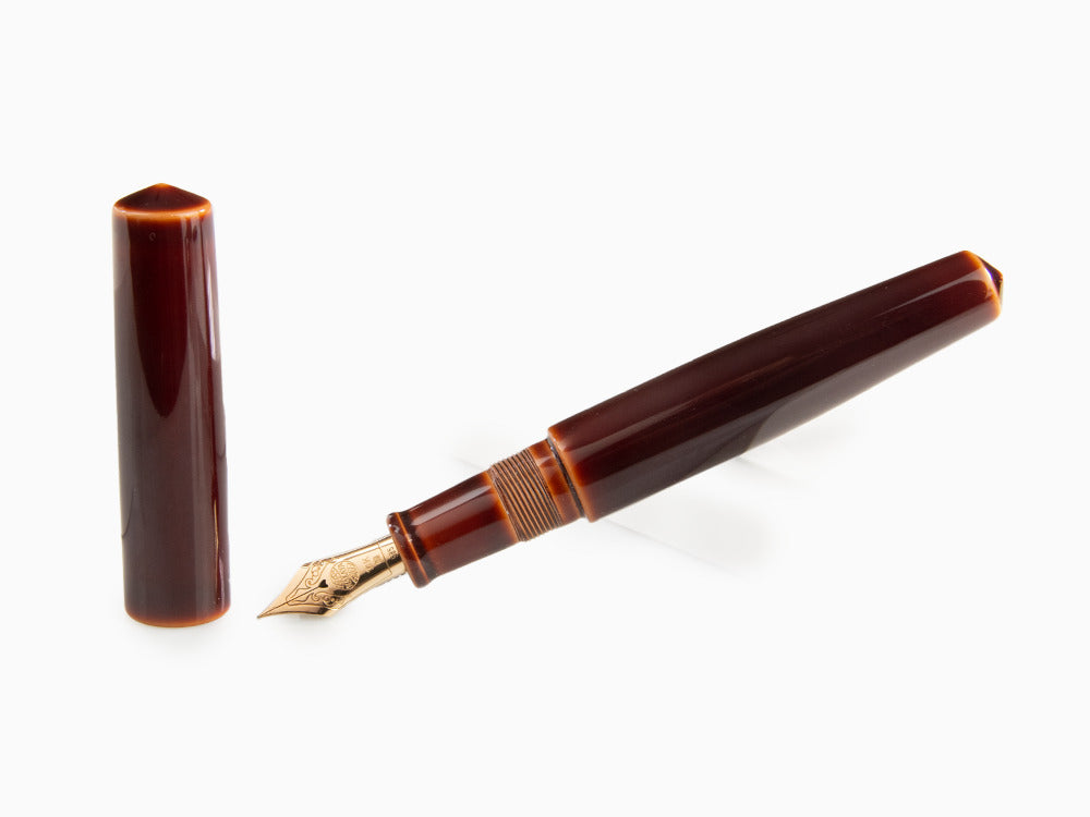 Stylo Plume Nakaya Cigar Toki-Tamenuri, Piccolo, Ébonite