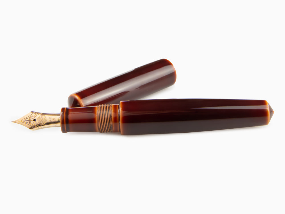 Stylo Plume Nakaya Cigar Toki-Tamenuri, Piccolo, Ébonite