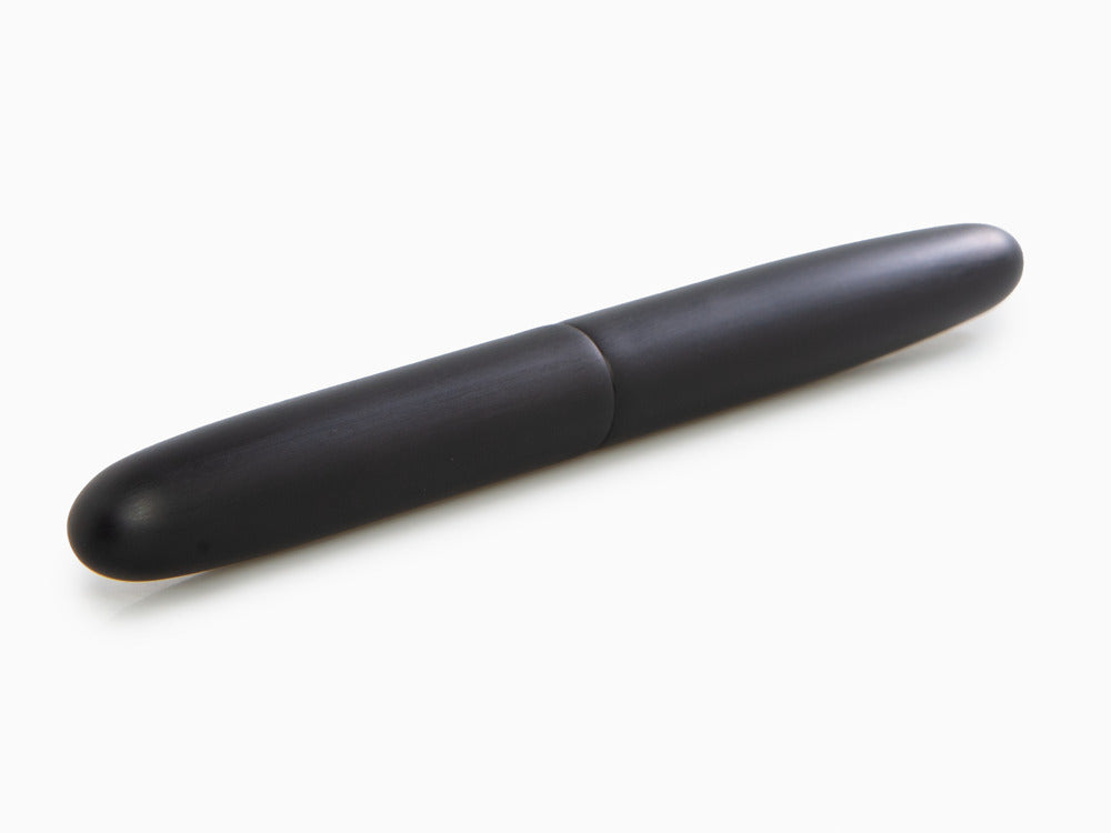 Stylo Plume Nakaya Cigar Long, Black Hairline, Ebonite, D-17mm, Or 14k