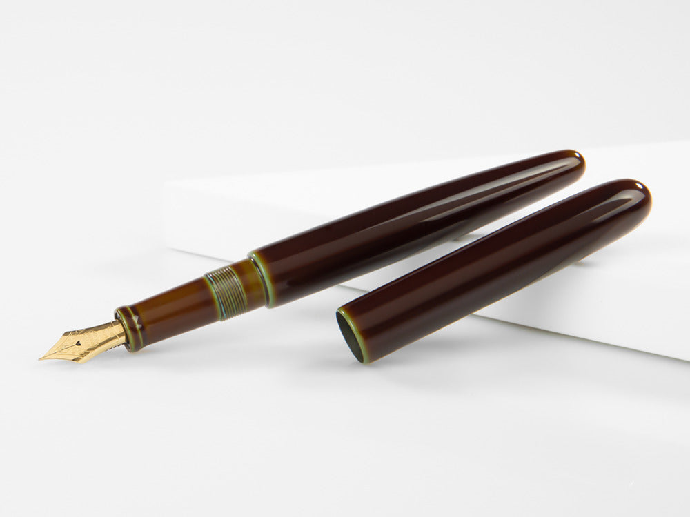 Stylo Plume Nakaya Cigar Long Heki-Tamenuri, Laque urushi sur ébonite
