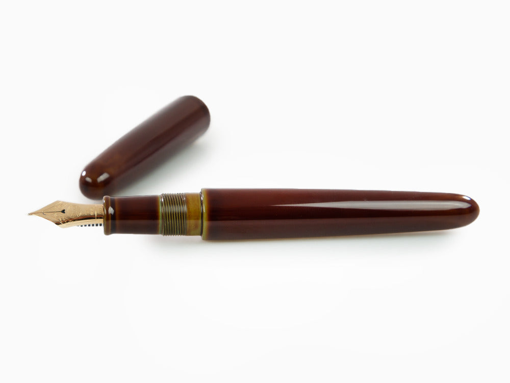 Stylo Plume Nakaya Cigar Heki-Tamenuri, Portable, Ebonite