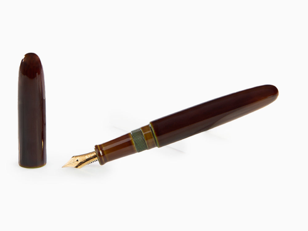 Stylo Plume Nakaya Cigar Portable, Heki-Tamenuri, Laque Urushi, 17mm