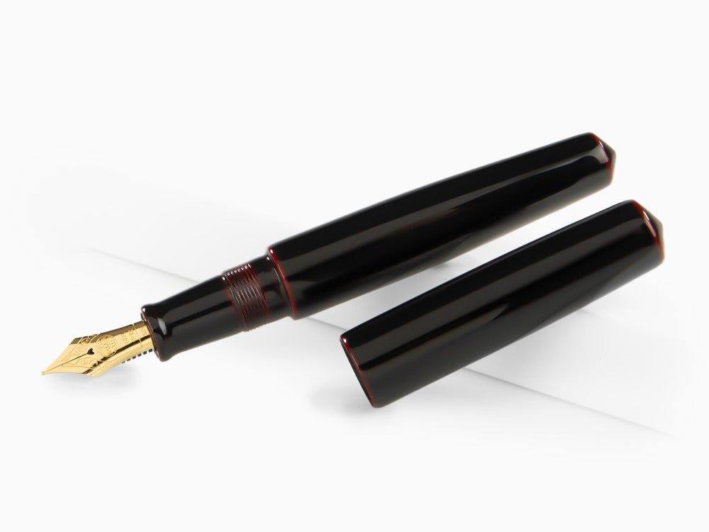 Stylo Plume Nakaya Cigar Piccolo, Kuro-Tamenuri, Ebonite