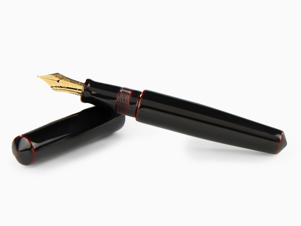 Stylo Plume Nakaya Cigar Piccolo, Kuro-Tamenuri, Ebonite