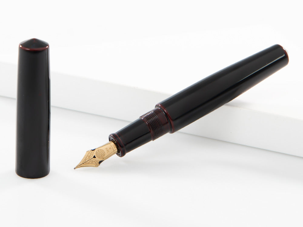 Stylo Plume Nakaya Cigar Piccolo, Kuro-Tamenuri, Urushi, Plume Élastique