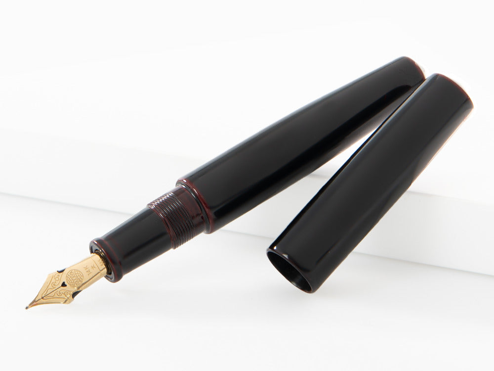 Stylo Plume Nakaya Cigar Piccolo, Kuro-Tamenuri, Urushi, Plume Élastique