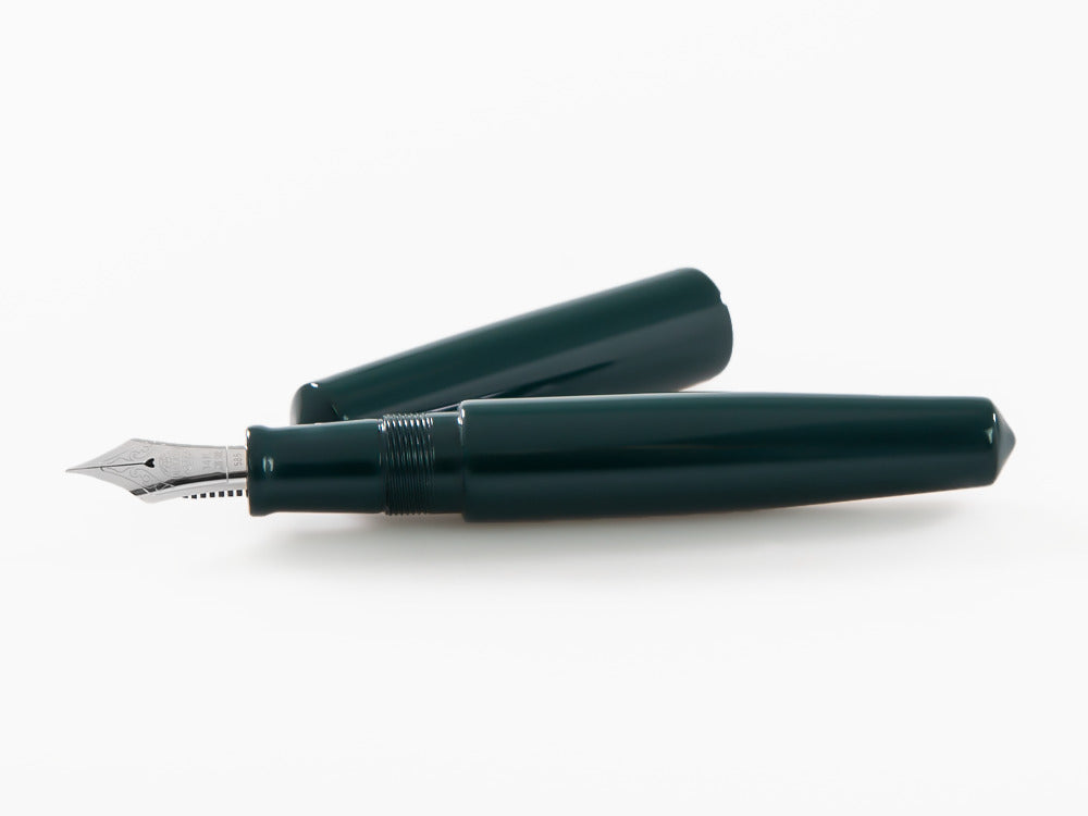 Stylo Plume Nakaya Cigar Piccolo, Midori, Ebonite, rodhium