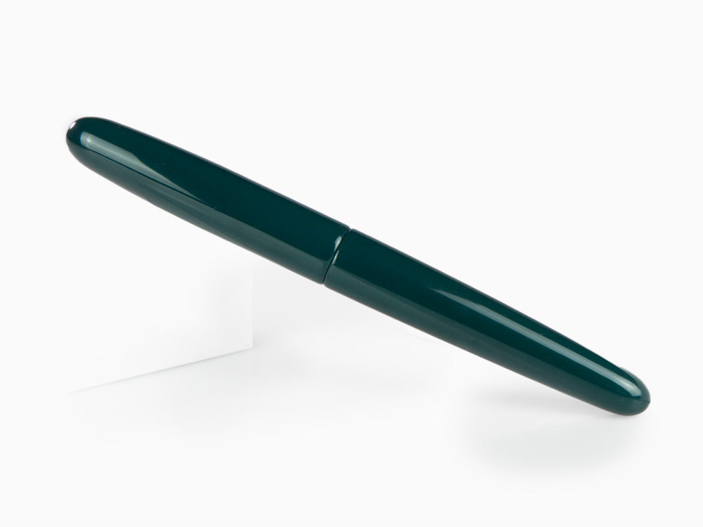 Stylo Plume Nakaya Cigar Portable, Midori, Ebonite, Or 14k rodhium