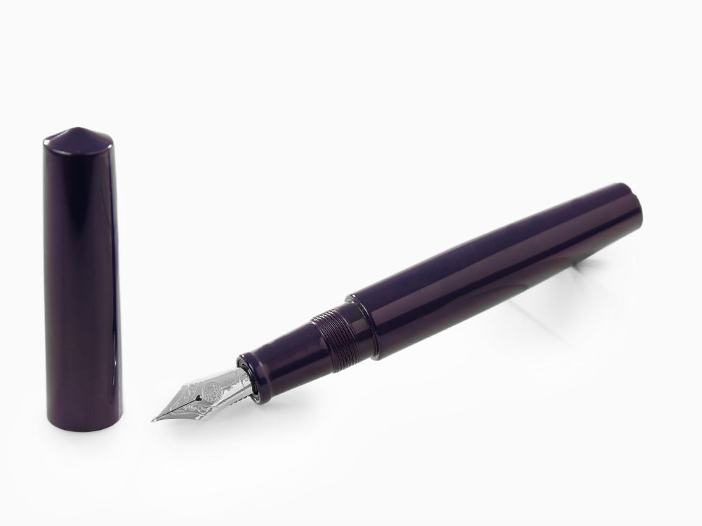 Stylo Plume Nakaya Cigar 160mm., Shobu, Laque urushi Rodhium