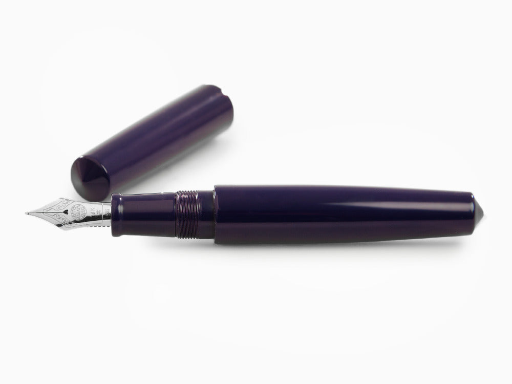 Stylo Plume Nakaya Cigar 160mm., Shobu, Laque urushi Rodhium