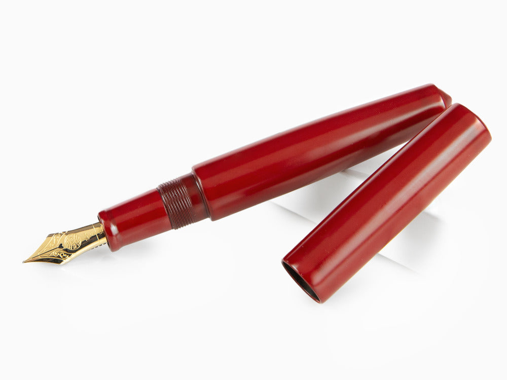 Stylo Plume Nakaya Cigar Piccolo, Shu-nurippanashi, Or 14k