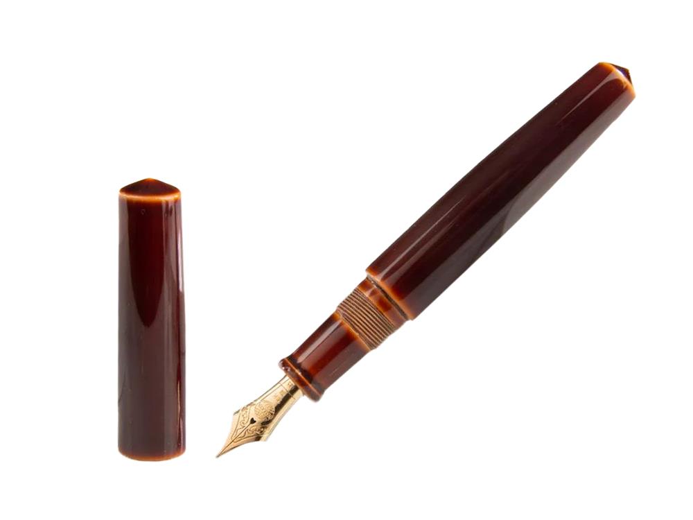 Stylo Plume Nakaya Cigar Toki-Tamenuri, Piccolo, Ébonite