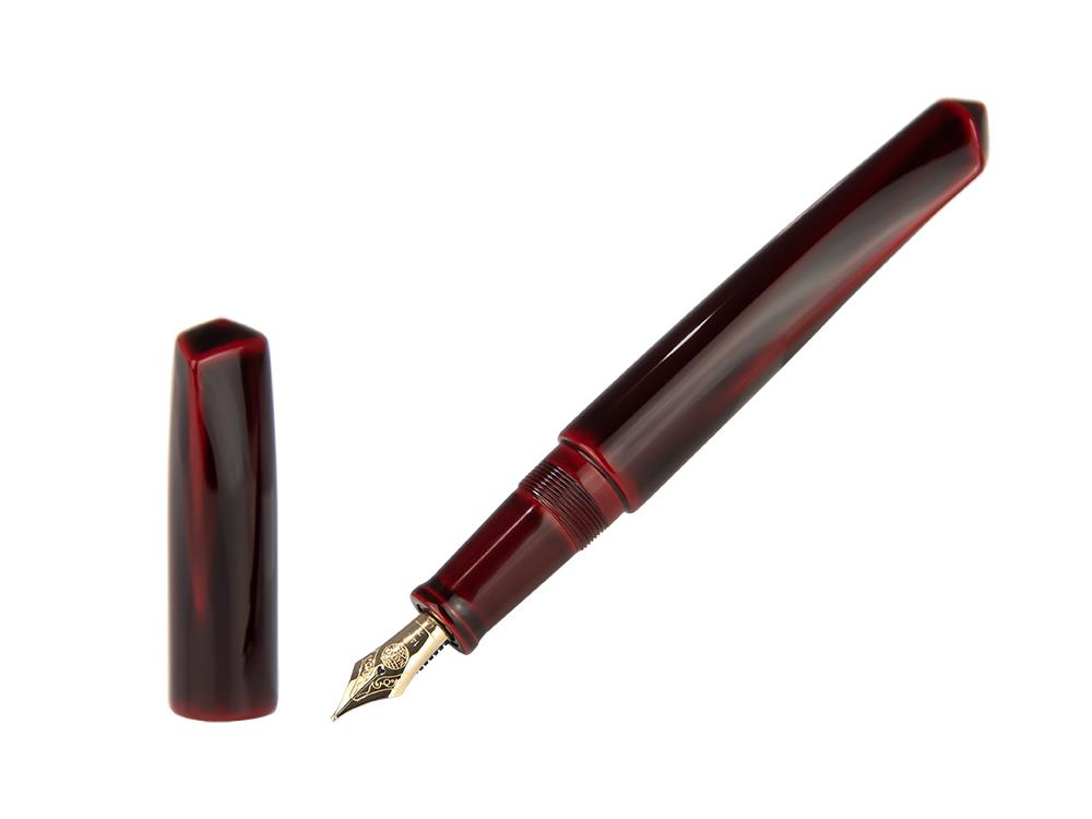 Stylo Plume Nakaya Dorsal Fin Ver.2 Aka-Tamenuri, Ebonite, Laque Urushi