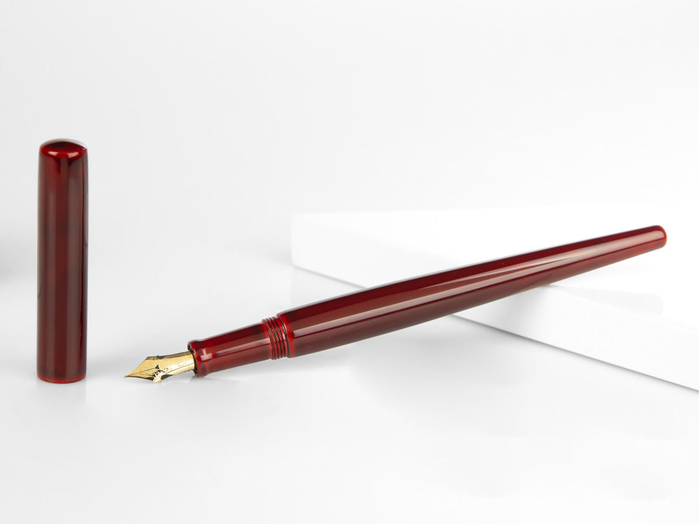 Stylo Plume Nakaya Desk, Aka-Tamenuri, Plume élastique
