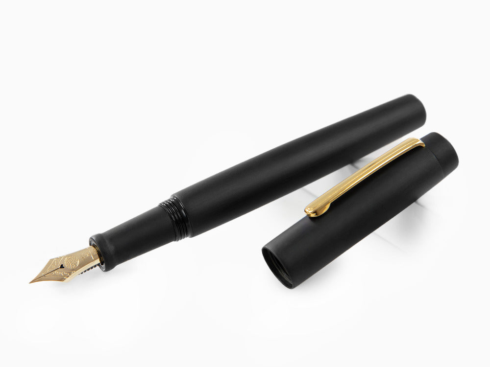 Stylo Plume Nakaya Neo-Standard, Black Hairline, Laque urushi