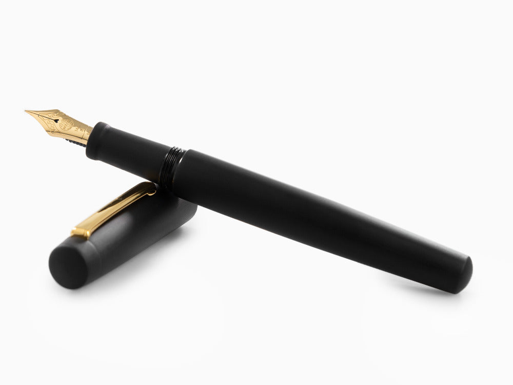 Stylo Plume Nakaya Neo-Standard, Black Hairline, Laque urushi