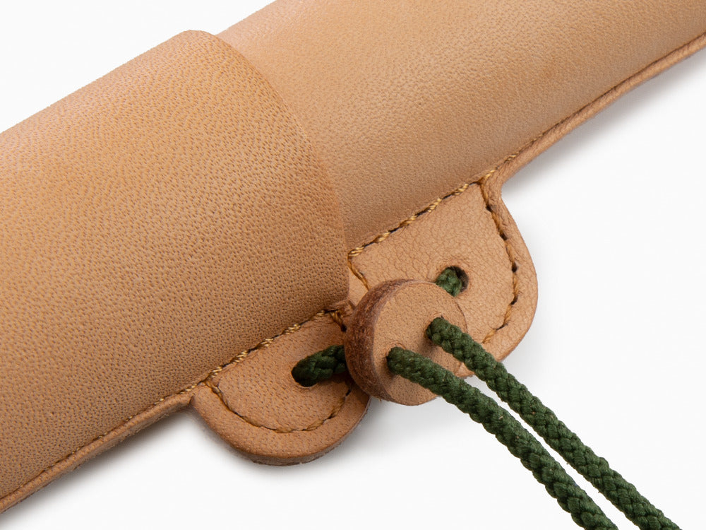 Étui Stylo Nakaya, Cuir, Marron / Vert, 1 Instrument D'écriture