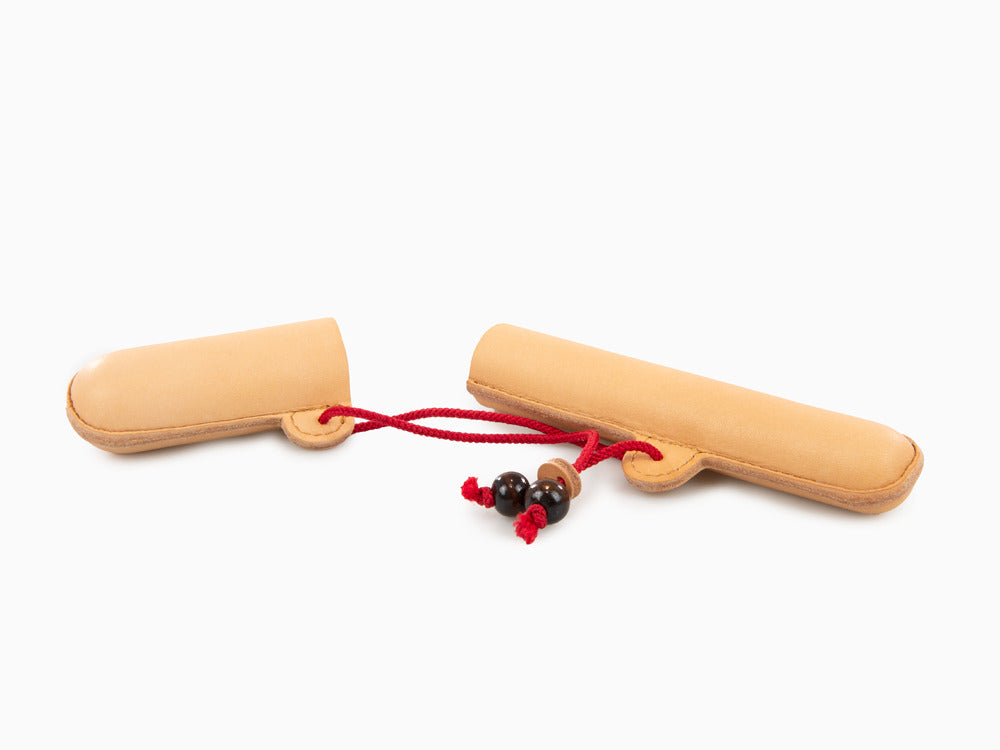 Étui Stylo Nakaya, Cuir, Marron / Rouge, 1 Instrument D'écriture