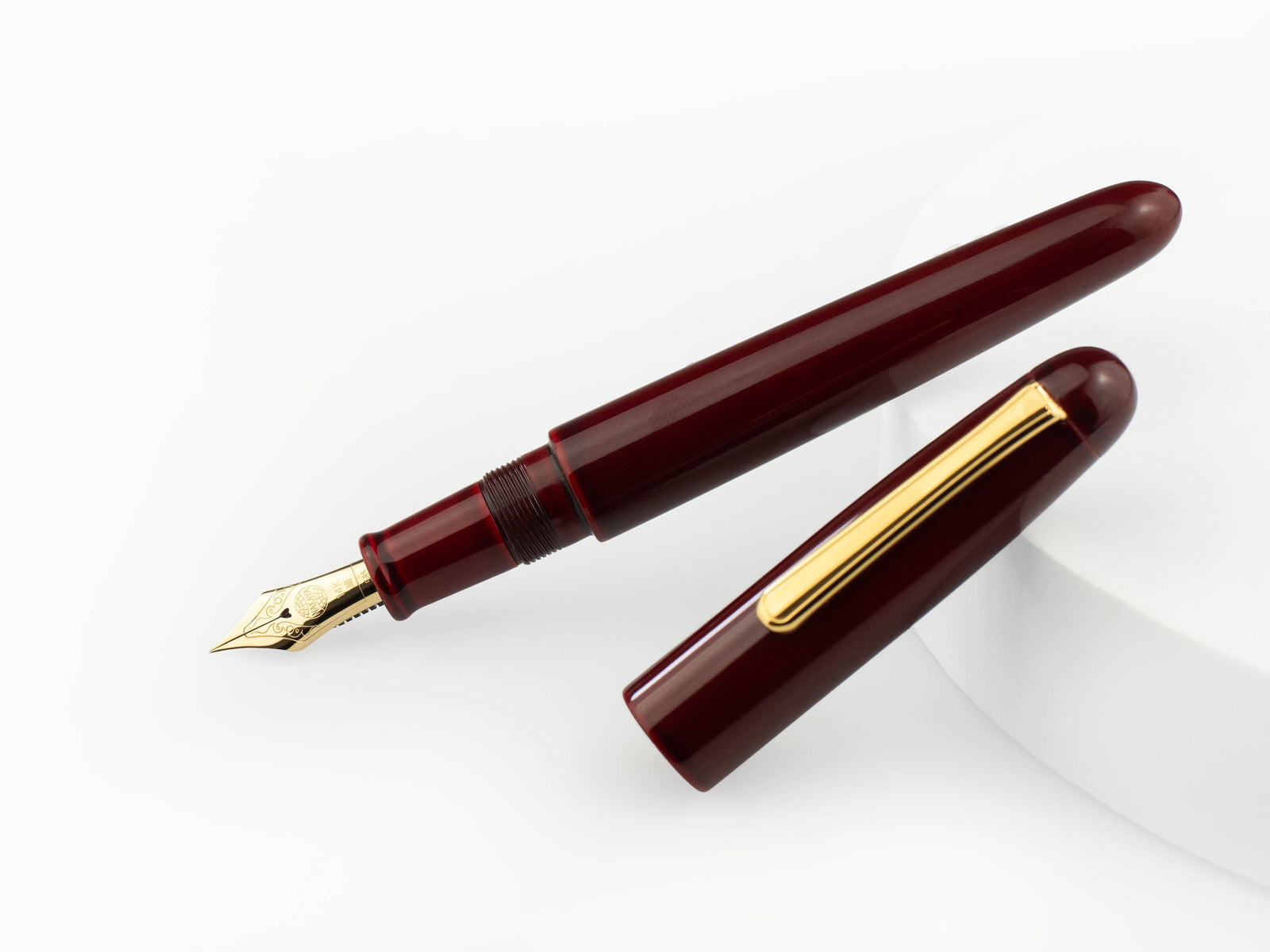 Stylo Plume Nakaya Writer Portable, Aka Tamenuri, Laque urushi, Métal