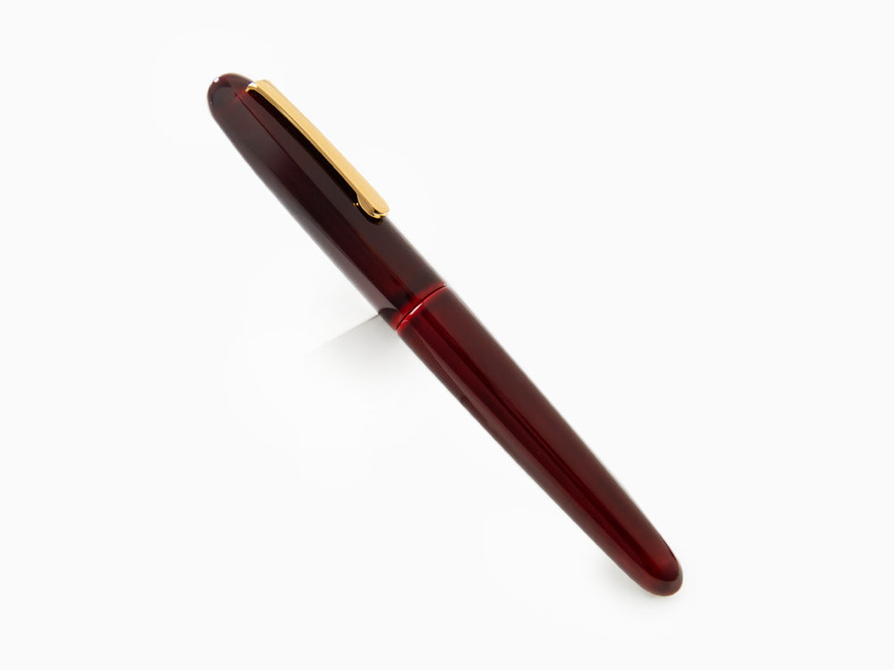 Stylo Plume Nakaya Writer Portable , Aka Tamenuri, Ébonite