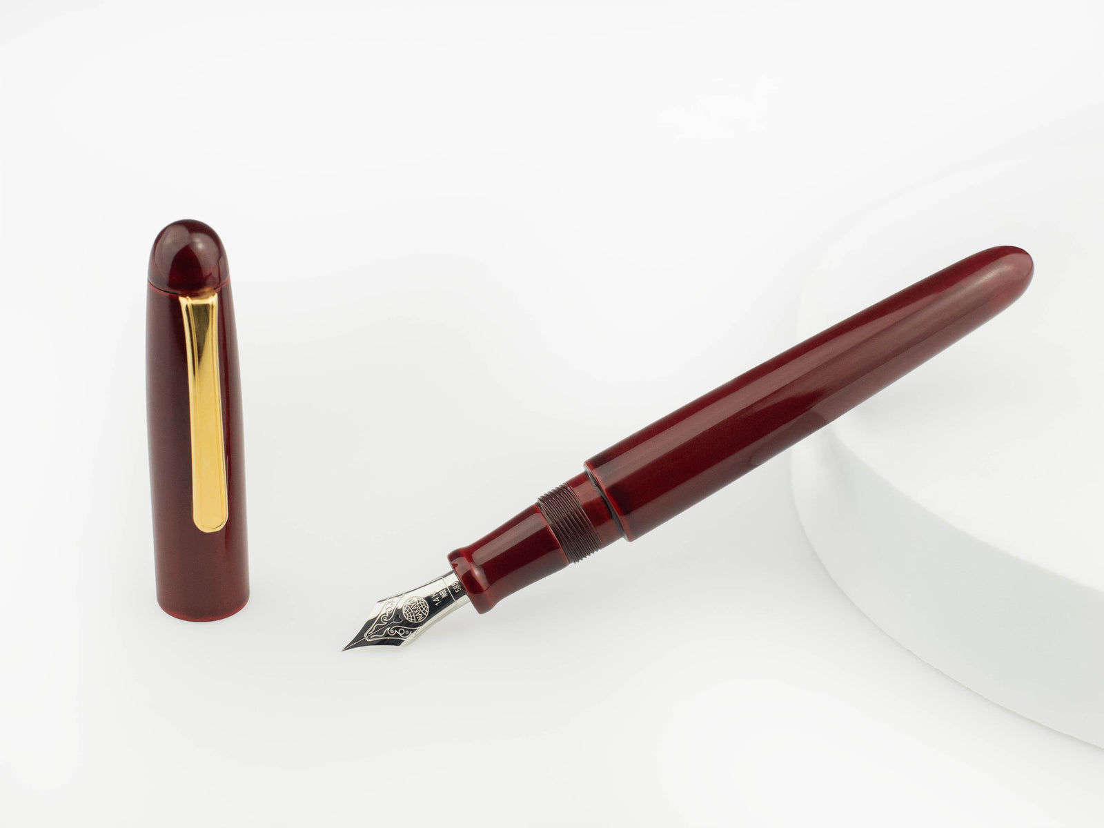 Stylo Plume Nakaya Writer Aka-Tamenuri, Laque Urushi, Or 14k